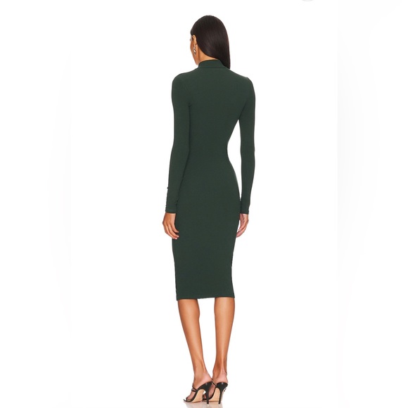 Remi x Revolve Lori Midi Dress in Forest Green - Picture 2 of 7